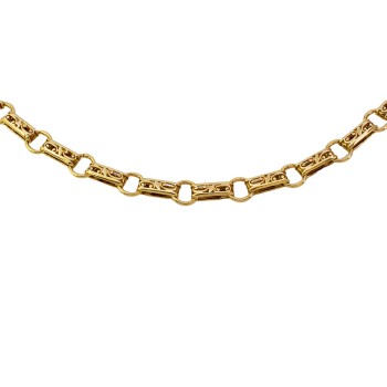 9ct gold 30.9g 22 inch unusual Chain